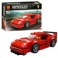 Конструктор LARI Speeds Champion 11253 «Автомобиль Ferrari F40 Competizione» (Speed Champions 75890), 26.0x19.0x5.0 см, 186 деталей