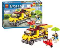 Конструктор BL URBAN 10648 «Фургон-пиццерия» (City Pizza Van 60150), 33.3x21x6.0 см, 261 деталей