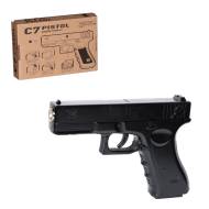 Пневматический пистолет из металла Glock 17 в коробке 19х13.5х3.8