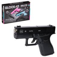 Пневматический пистолет из металла Glock-43 в коробке 21х14х4 см
