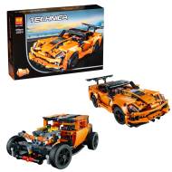 Конструктор LARI Technica 11299 «Chevrolet Corvette ZR1»  (Technic Chevrolet Corvette ZR1 42093), 41.0х28.0х8.5 см, 579 деталей