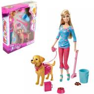 Кукла шарнирная с собачкой и аксессуарами в коробке 32.0х23.0х5.0 см