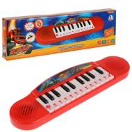 Пианино на батарейках «Вспыш и чудо-машинки» в коробке 32.0х10.0х3.2 см