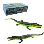 Крокодилы резиновые 19 см, 2 цвета, 36х19х10 см