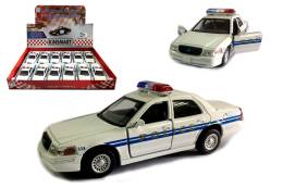 Mашинка металлическая Kinsmart KT5342D American Series Ford Crown Victoria Police Interceptor (White) 1:42