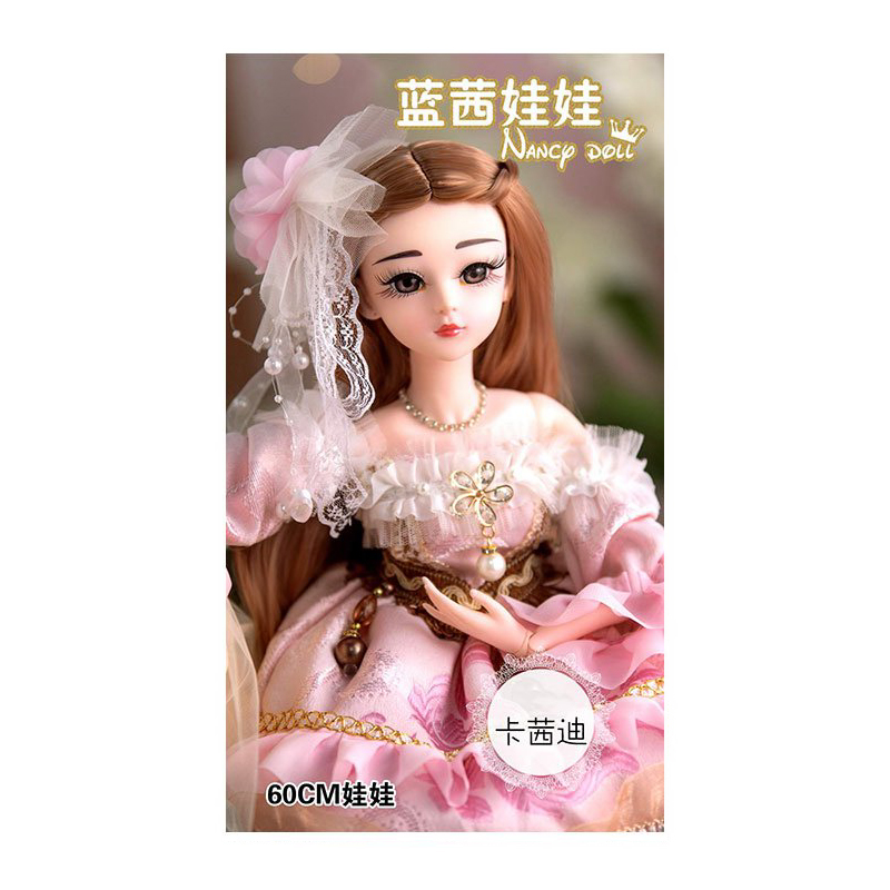 Кукла шарнирная Nancy Doll «Кэссиди» M8818 60 см в коробке 68.5x34.5x13 см