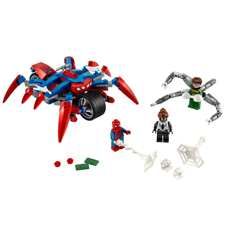 Конструктор LARI Spider Hero 11498 «Человек-Паук против Доктора Осьминога» (Super Heroes Spider-Man vs. Doc Ock 76148), 29.0x20.0x6.0 см, 252 деталей