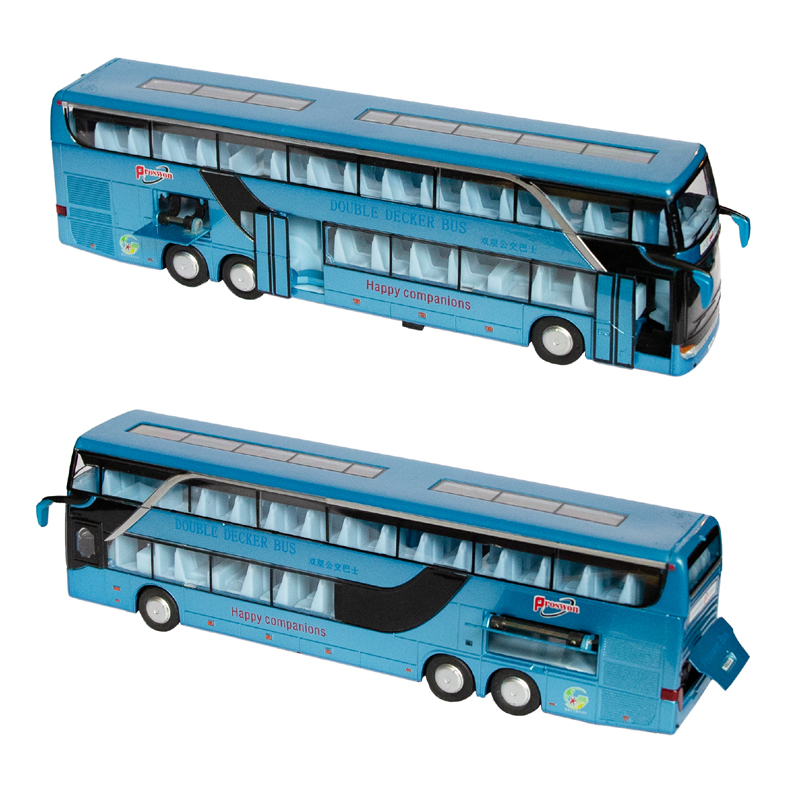 Автобус металлический Setra S415 GT 1:32 24.5х7.0х5.5 см со световыми и звуковыми эффектами в коробке 53.0х37.0х18.5 см 12 штук