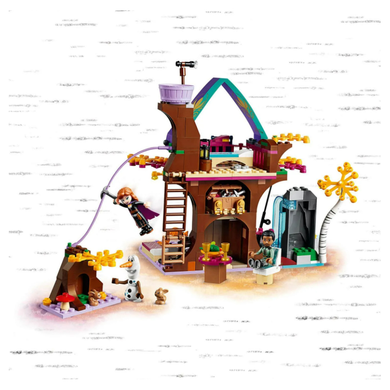 Конструктор LARI Ice Enchanted 11470 "Заколдованный домик на дереве" (Disney Princesses 41164), 39х27х6.5 см, 308 деталей