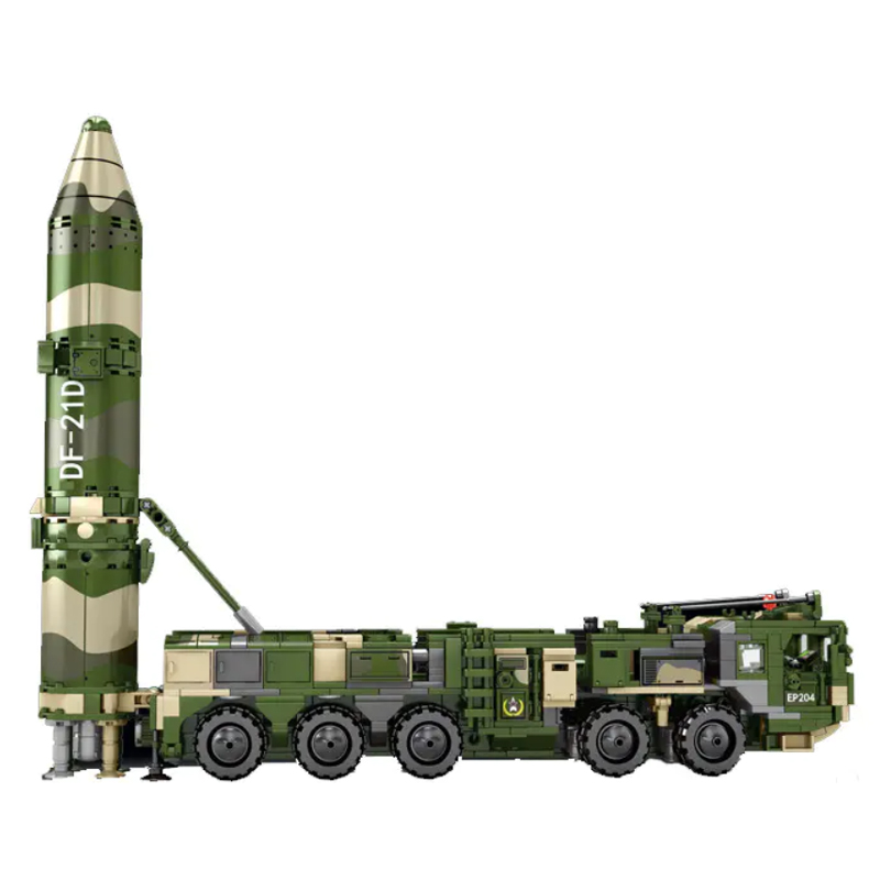 Конструктор SEMBO BLOCK 105795 «Противокорабельная баллистическая ракета DF21D», 1230 деталей