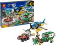 Конструктор BL CITIES 10864 "Ограбление у горной речки" (City 60175), 41.0x28.0x6.5 см, 409 деталей