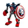 Конструктор Lari Revenger 11632 «Капитан Америка: робот» (Super Heroes 76168), 22х17х4.5 см, 127 деталей