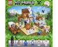 Конструктор PRCK 63018  MY WORLD "Усадьба развлечений" (аналог LEGO Minecraft), 58.0x47.0x8.0 см, 798 деталей