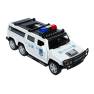 Машина металлическая  Hummer Police 1:32 17.5x7.0x6.5 см  со световыми и звуковыми эффектами в коробке 50.5х39.0х8.5 см 12 штук