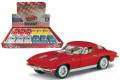 Mашинка металлическая KINSMART KT5358D American Series 1963 Corvette Sting Ray 1:36, 12 штук в дисплее