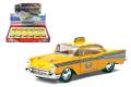 Mашинка металлическая KINSMART KT5360D American Series 1957 Chevrolet Bel Air (Taxi) 1:40